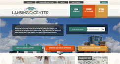 Desktop Screenshot of lansingcenter.com